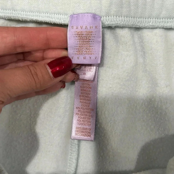 Savage X Fenty Light Blue Aqua Sweatpants. Womens Size 2X - Picture 9 of 9